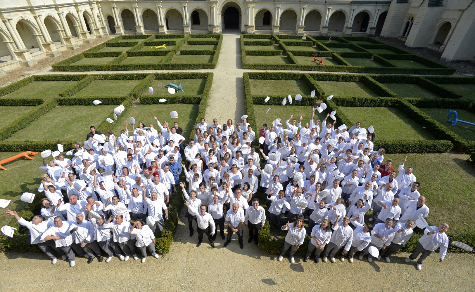 Photo de groupe, RESTORIA, Abbaye de Fontevraud - Corporate, reportage - Pascal GUIRAUD